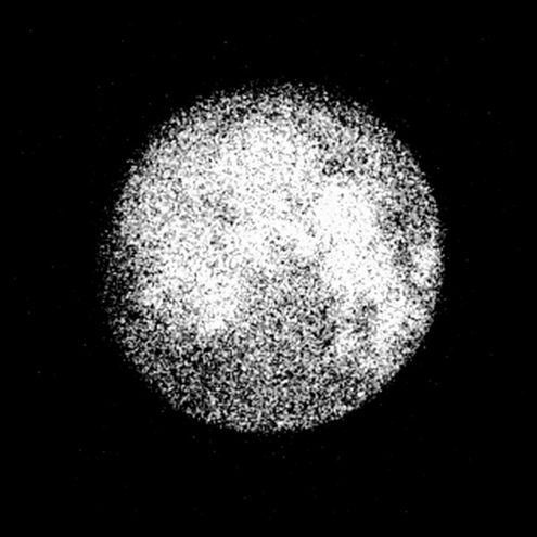 爱因斯坦探针卫星“风行天”X射线望远镜所拍摄的月球X射线图像